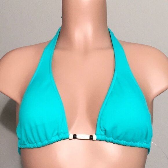 Ralph Lauren aqua bikini top. New - Picture 1 of 4